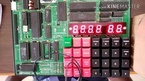 8031/8051 microcontroller operation
