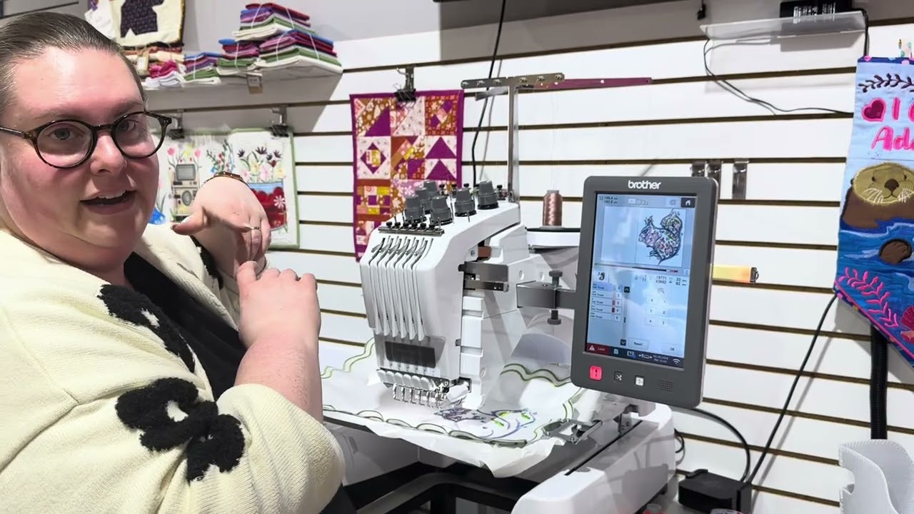 Introducing the Brother Entrepreneur 6 needle - YouTube