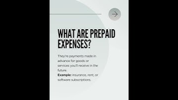 What are Prepaid Expenses?