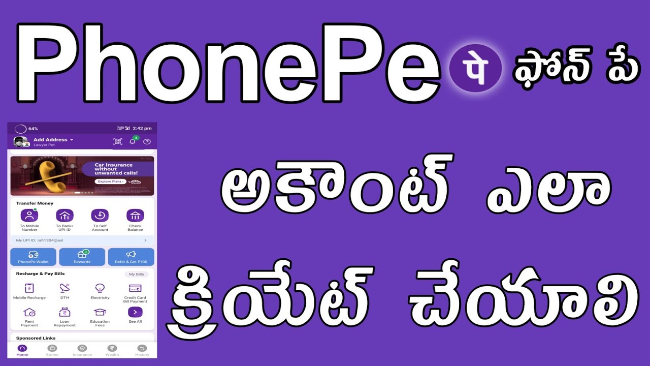 how-to-create-phonepe-account-in-telugu-create-new-phonepe-account-on