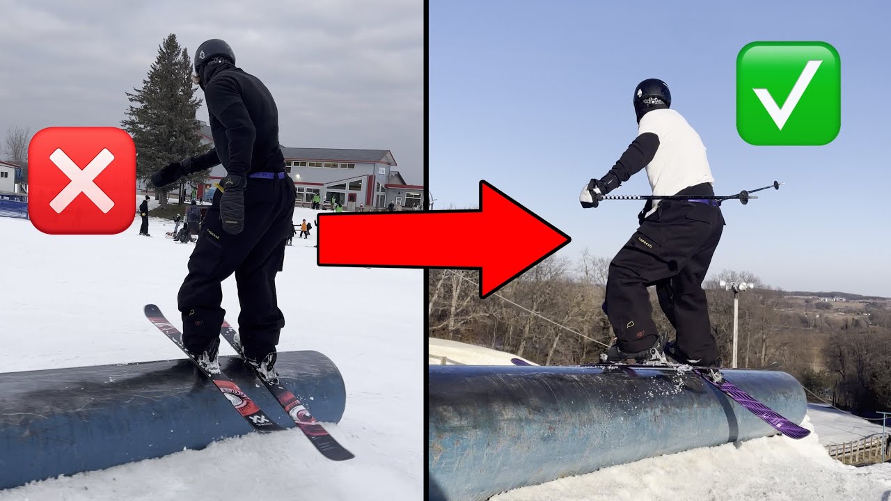 3 Tips For Frontside Rail Spins on Skis