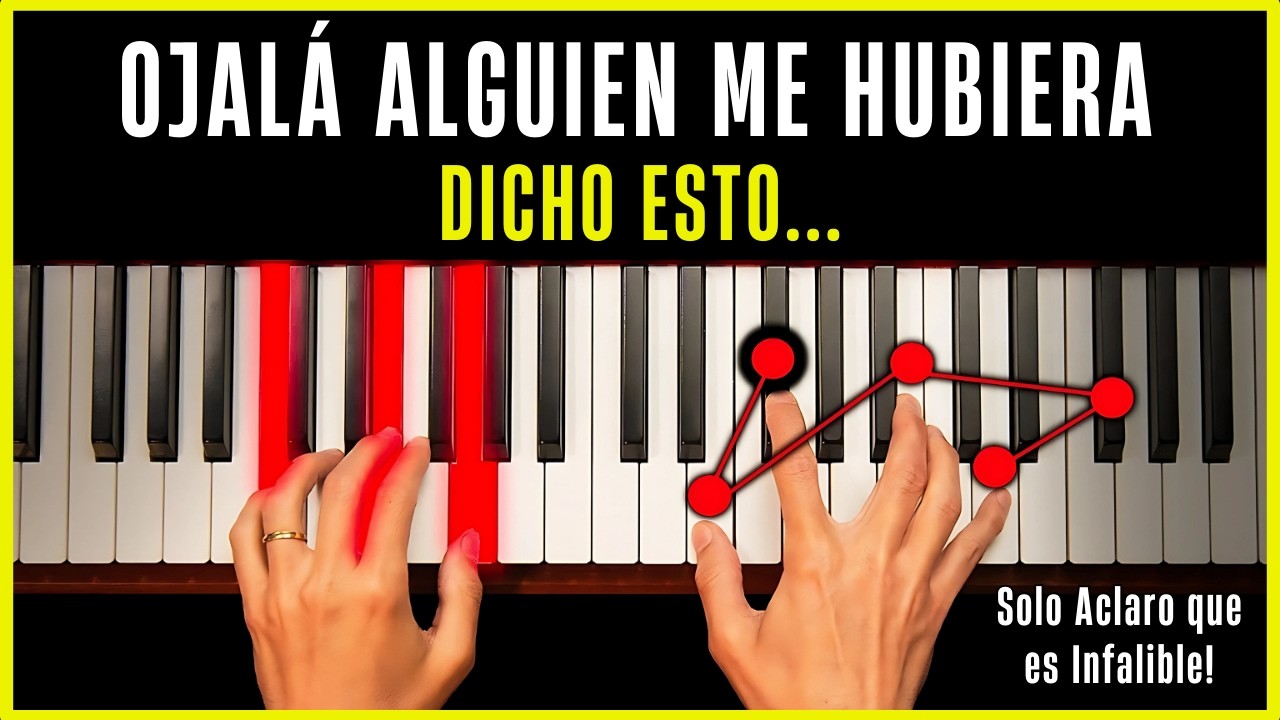 TOCA Acordes en el Piano como un PROFESIONAL en 5 MINUTOS con Este Simple TRUCO