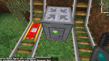 Minecraft FTB Unleashed: Episode 29 - Railcraft Signalling and Teleports!