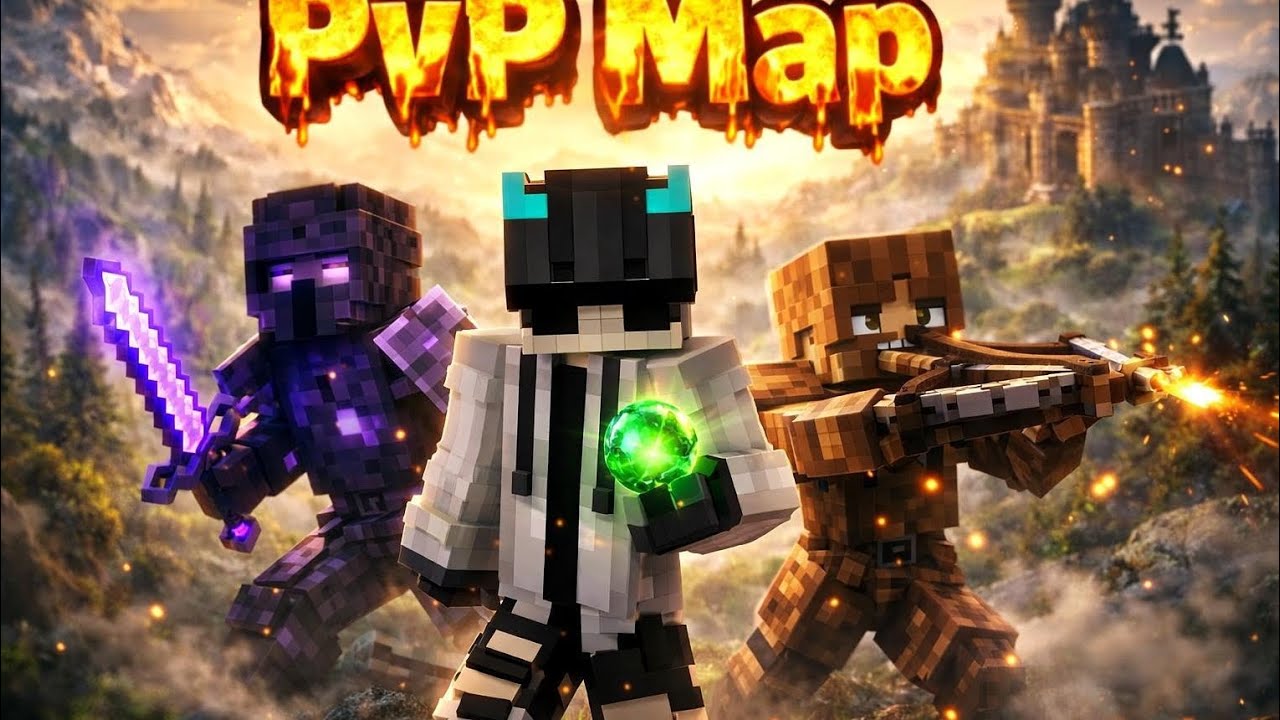 🔥 Best PvP Map for Minecraft MCPE 1.21! (Download Now) - YouTube