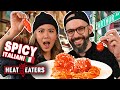 LEGENDARY Arthur Ave Italian Food Tour + Babish Makes Spaghetti all&#39;Assassina! | Heat Eaters