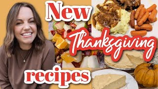 Trying 4 *NEW* Thanksgiving recipes!!
