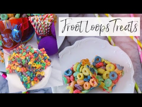 FROOT LOOP TREATS!!! - YouTube