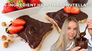 HOW TO MAKE NUTELLA | healthier & vegan nutella recipe