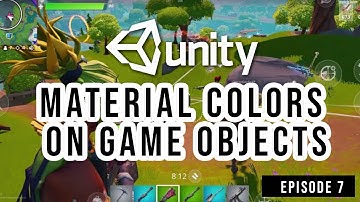 Material Colors to Game Objects EPISODE 7 || Unity Game Development For Complete Beginners Series