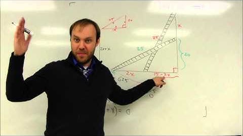 Pythagorean Theorem Applications: Ladder Problem