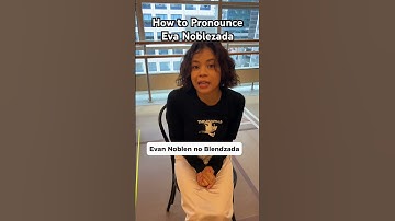 Thumbnail of How do you pronounce Eva Noblezada? |  #broadway #theatrekid