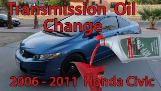 Automatic Transmission Oil Change Honda Civic 2006 - 2011