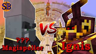 How many magispeller it take to KILL Ignis? | Minecraft Mob Battle