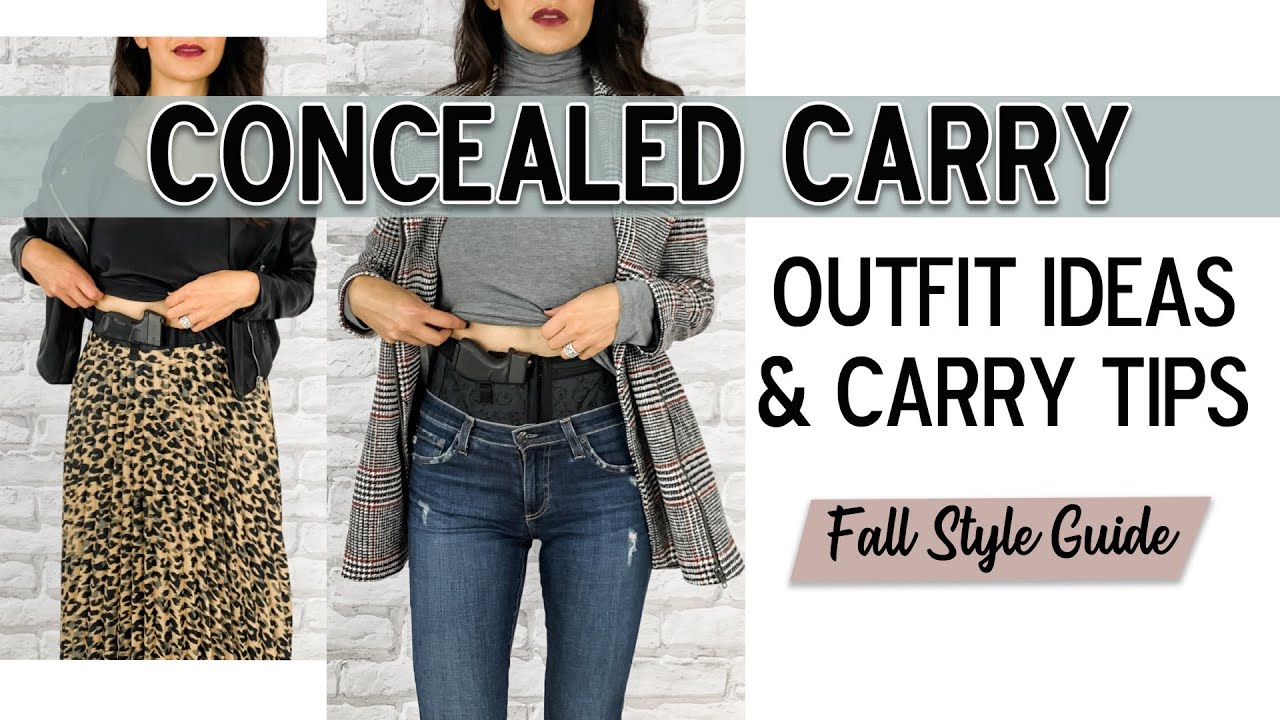 Concealed Carry Outfits for Women - Fall Edition