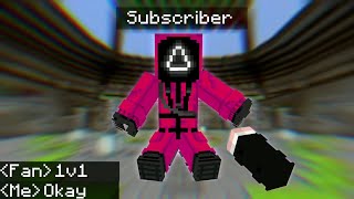Trolling My Subscriber in Skywars 1v1