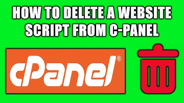 How To Delete a Website Script From cPanel