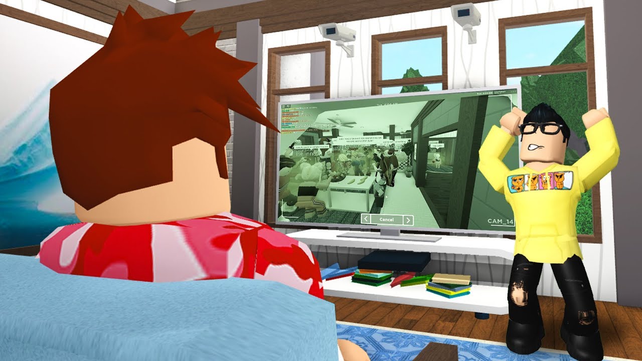 I Set Up Security Cameras In My Home And Caught Him Throwing A Party Roblox Bloxburg Youtube - camera on roblox on youtube