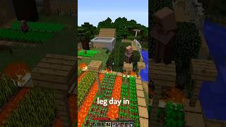 Minecraft Chase: Escaping a VILLAGER 🔥 #Shorts