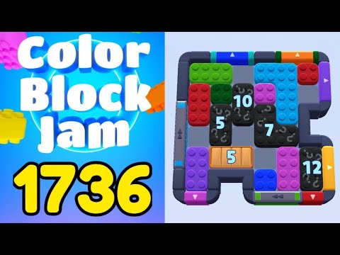 Color Block Jam Level 1736 Solution