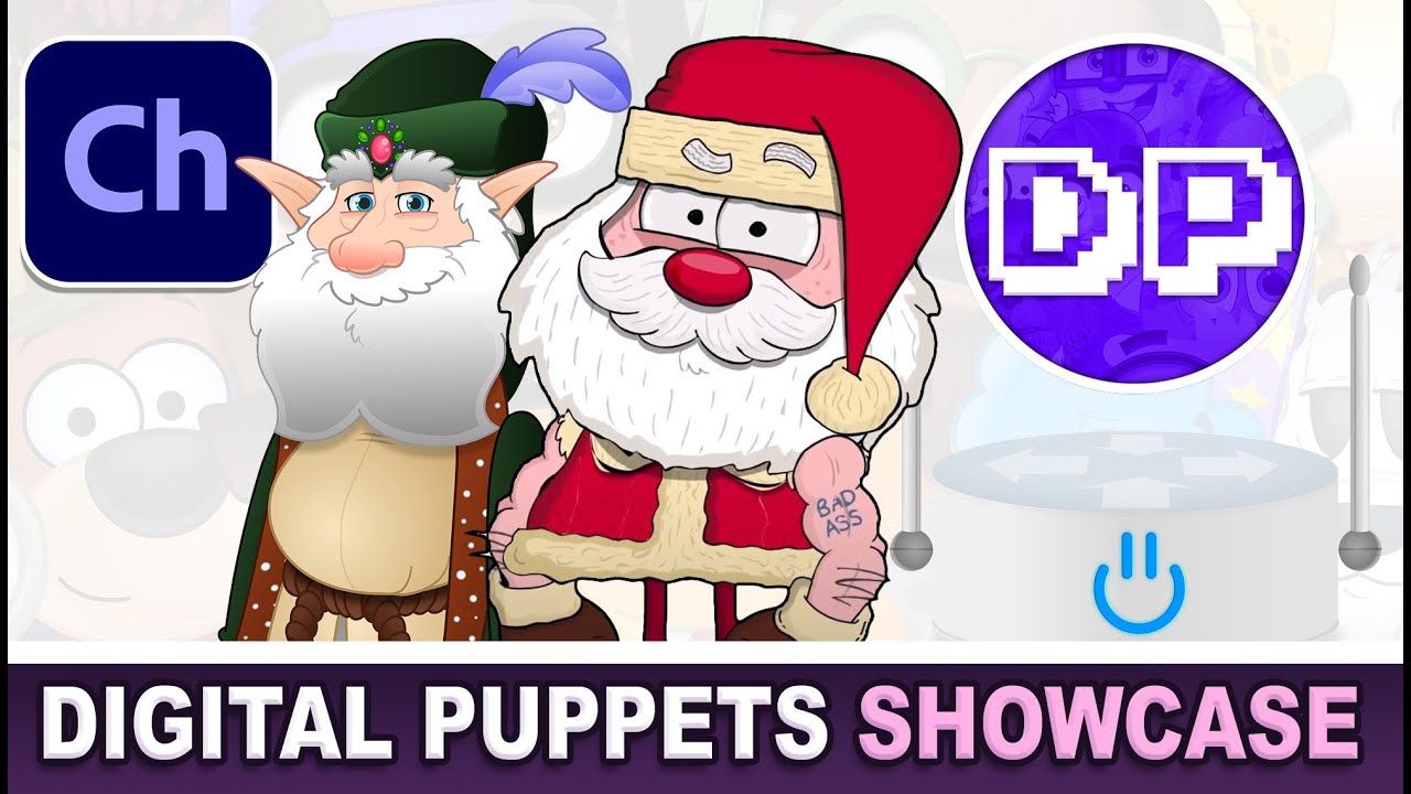 Adobe Character Animator 2D mocap Puppet showcase 2020