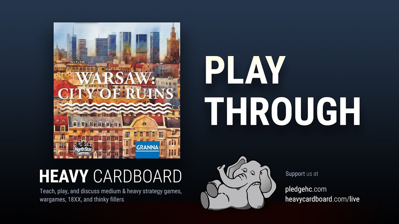 Play-through only - Warsaw: City of Ruins Play Through by Heavy Cardboard