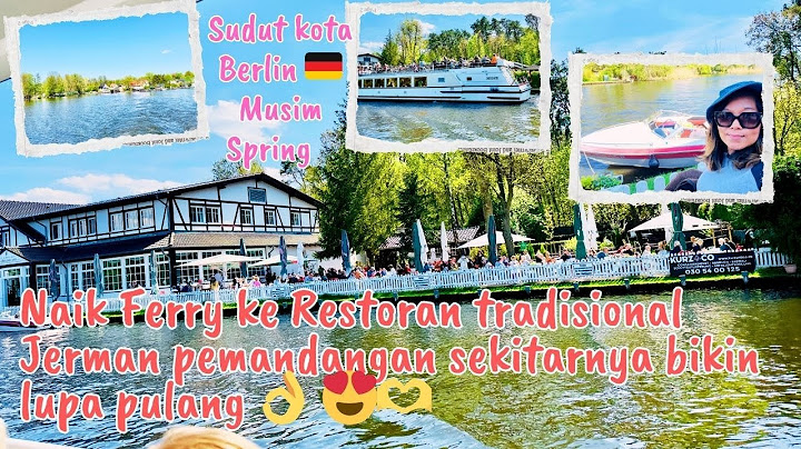 NAIK FERRY KE RESTORAN TRADISIONAL JERMAN DAN PEMANDANGANYA BIKIN LUPA PULANG 😍🫶