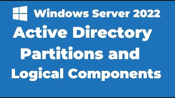 28. Introduction to Active Directory Logical Components and Partitions