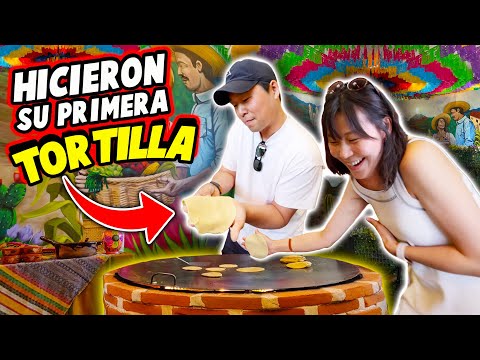 COREANOS visitan RESTAURANTE MEXICANO - paseo por Ciudad de México