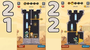 How to Loot - Pin Pull & Hero Rescue Level 21 & 22