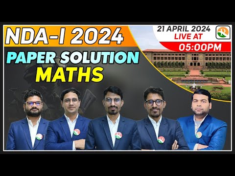 NDA 1/2024 Maths Paper Solution 