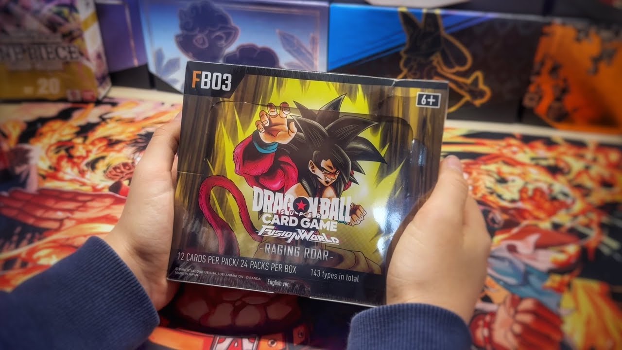 PESIAMO UN BOX DI DRAGON BALL CARD GAME FUSION WORLD FB03 RAGING ROAR (ISCRIVETEVI AL CANALE)