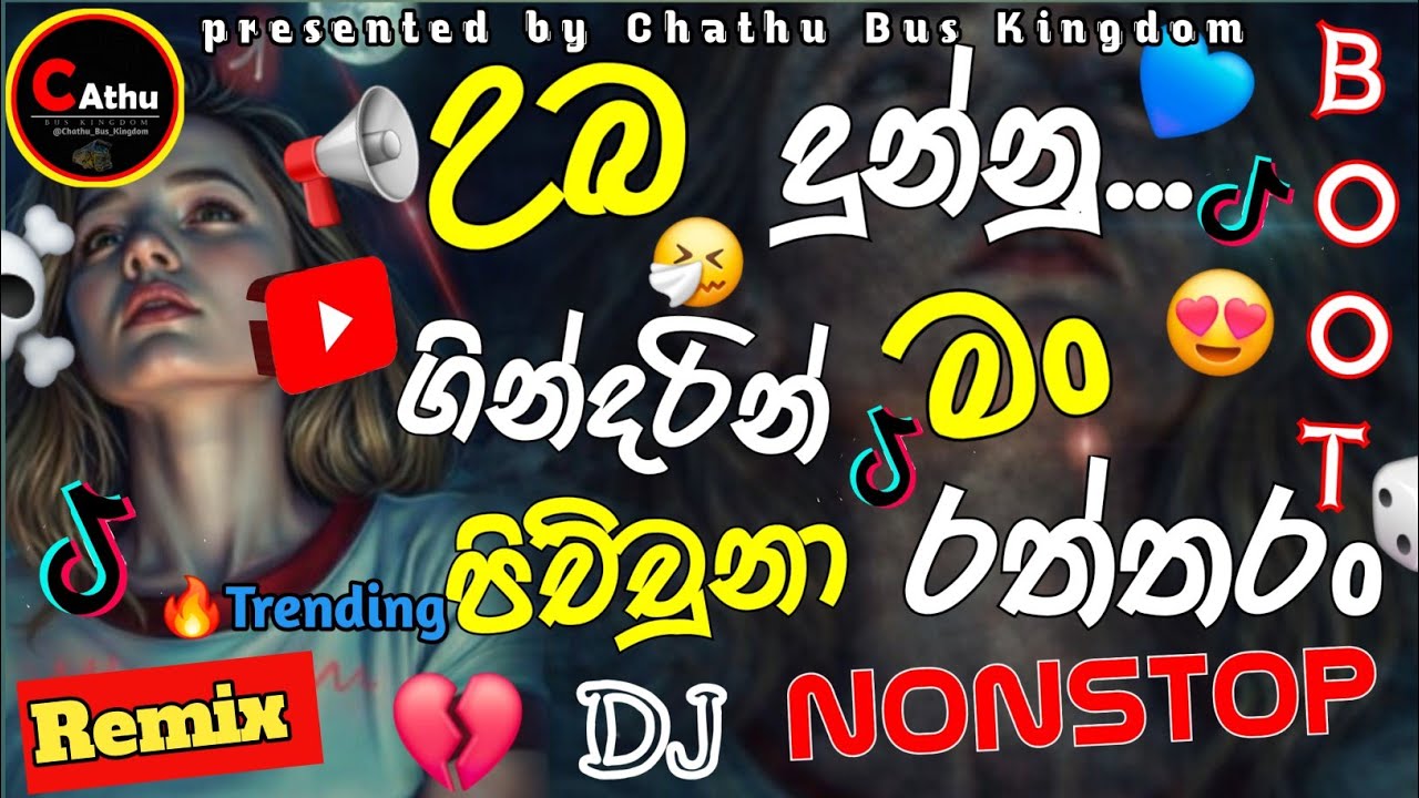 Boot song|Dj nonstop|BUS Dj remix |අහල බලමු නේද😢😍|@Chathu Bus Kingdom 