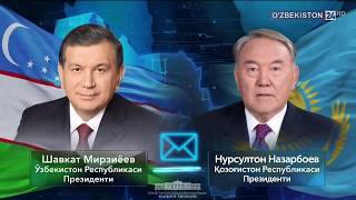 Oʻzbekiston va Qozogʻiston Prezidentlari bir-birlarini qutladilar