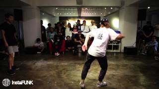 InstaFUNK 2015 Popping & Locking Battle - Jack vs 思穎 - Locking Best 32