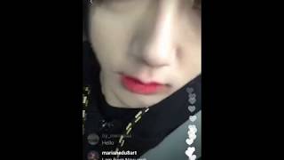 20171113 Yesung IG LIVE red eyes!! Vampire~