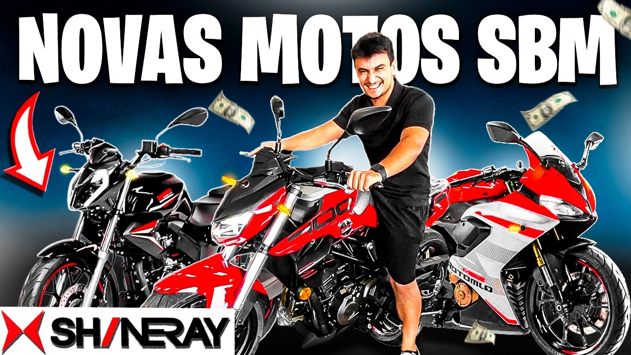 NINGUÉM ESPERAVA ISSO da SHINERAY! NOVAS SBM 150, 250 e 400 🚀 *SURPREENDENTE 😱*