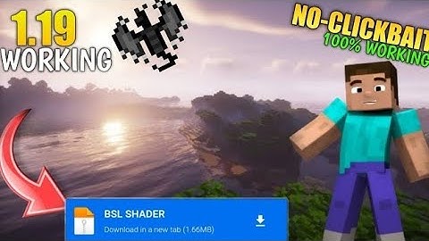 REALISTIC 🥰 BSL Shader For Minecraft Pe 1.19 || Bsl Shader Mcpe 1.19 ( Render Dragon Support )