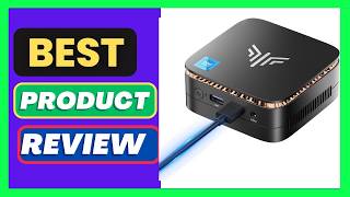 KAMRUI Essenx E1 Mini PC, 8GB DDR4 RAM 256GB M.2 SSD, Mini Co