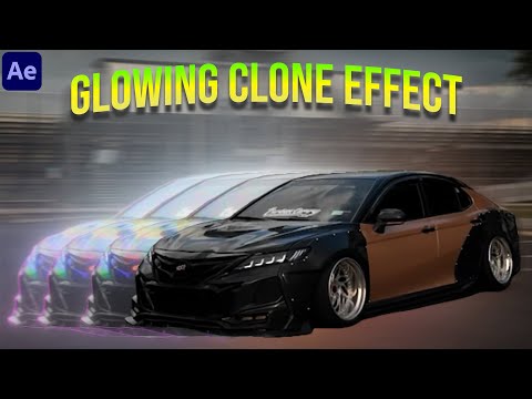 Glowing Clone Effect in After Effects