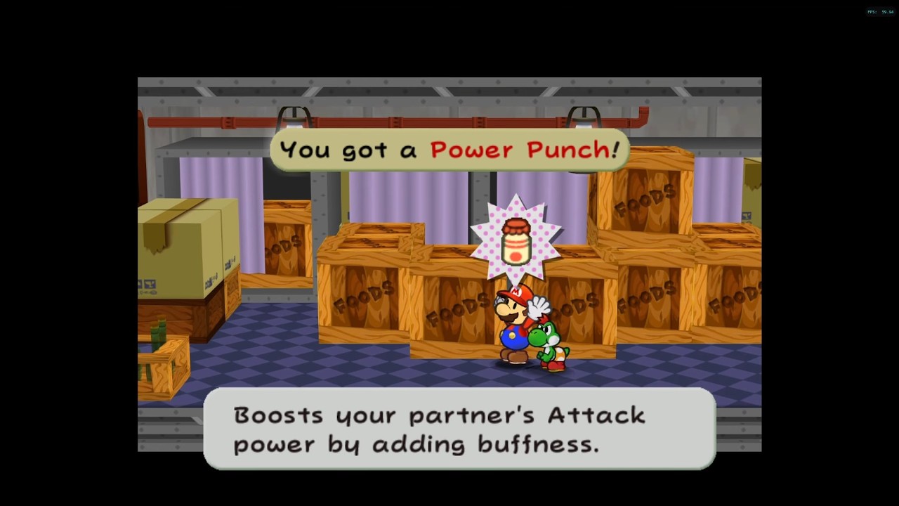 Paper Mario TTYD - There Is An Unused Event/Item In The Storage Car Of The Excess Express