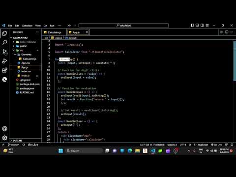 React.js Calculator || Coding Ninja Projects