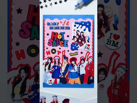 Scrapbooking | BABYMONSTER HOT SAUCE 베이비몬스터 다꾸 Journaling