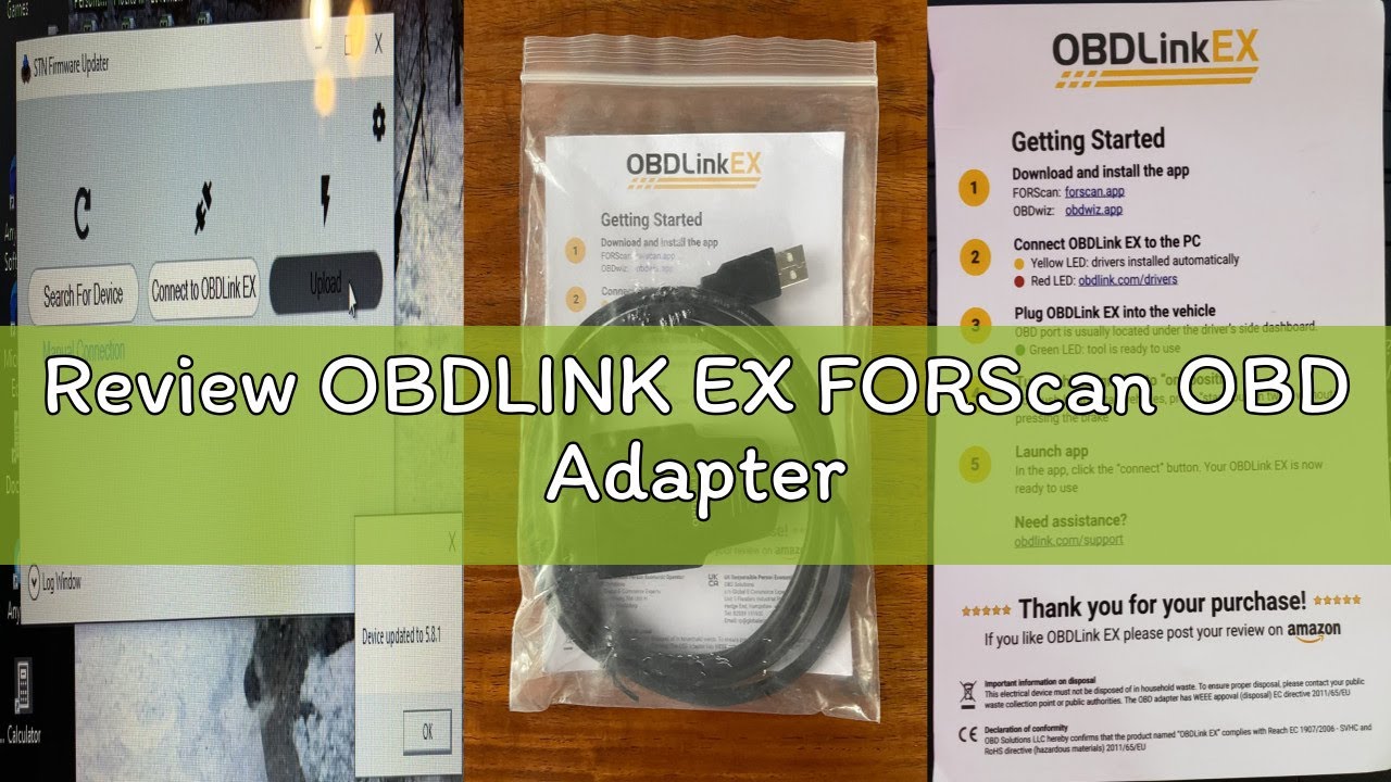 Review OBDLINK EX FORScan OBD Adapter
