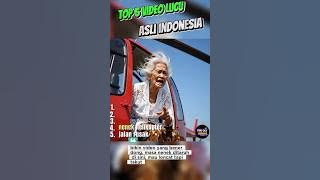 TOP 5 VIDEO AI TERLUCU — Sindir Jalan Rusak & Situasi Absurd | Video Lucu Indonesia