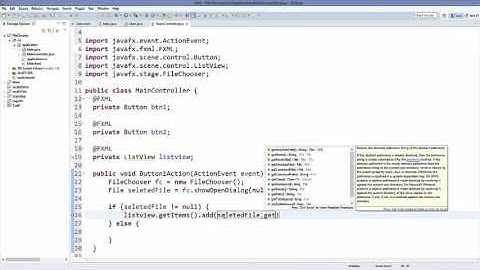 JavaFx Tutorial For Beginners 16   JavaFX FileChooser