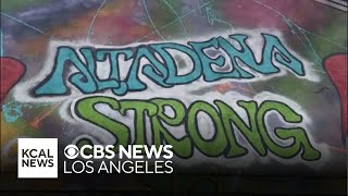 Altadena couple paints mural of resilience on their home after the Eaton Fire