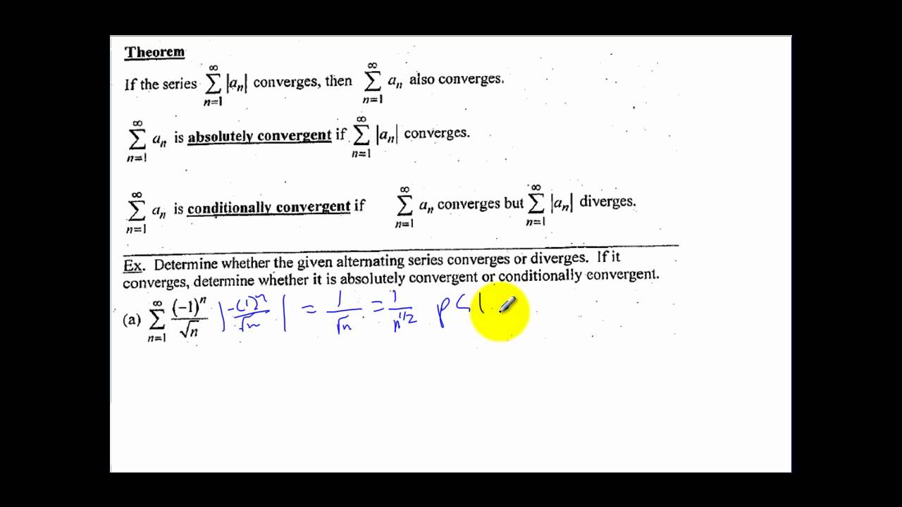 AP Calculus Absolute Convergence YouTube