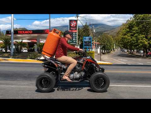 Tanque de Gas en Cuatrimoto - No lo intentes