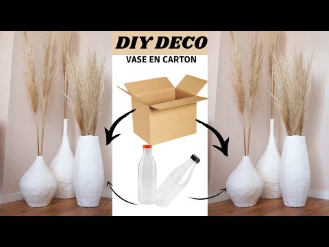 Vidéo: Vase à fleurs en étage élevé DIY