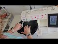 JA412MK 7.9"x7.9" 200x200mm Metal Magnetic Hoop Unboxing & Bag logo used with Janome 500E machine